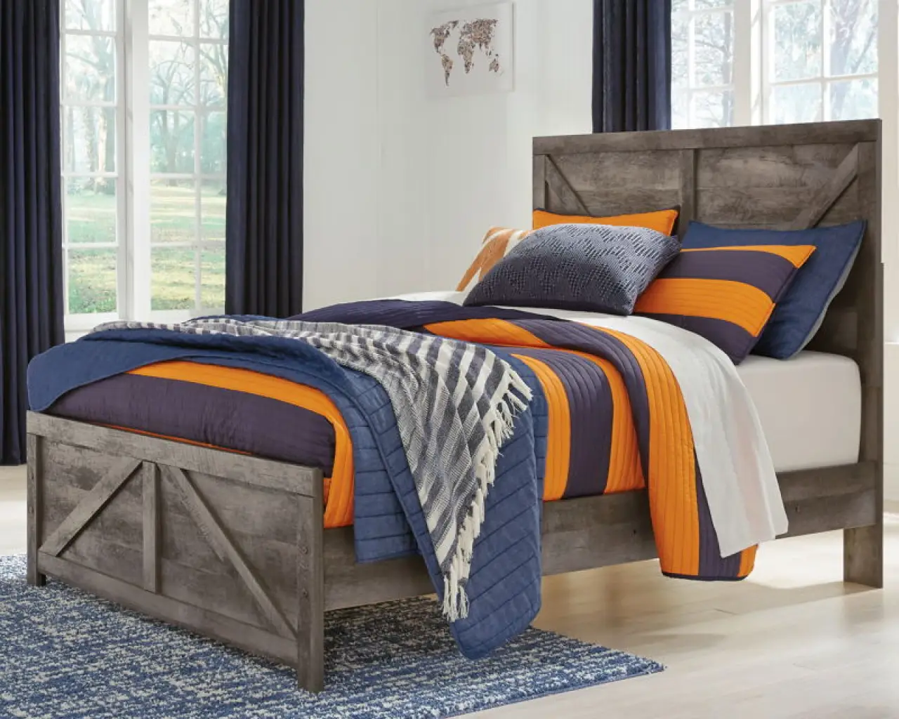 Wynnlow - Crossbuck Panel Bed