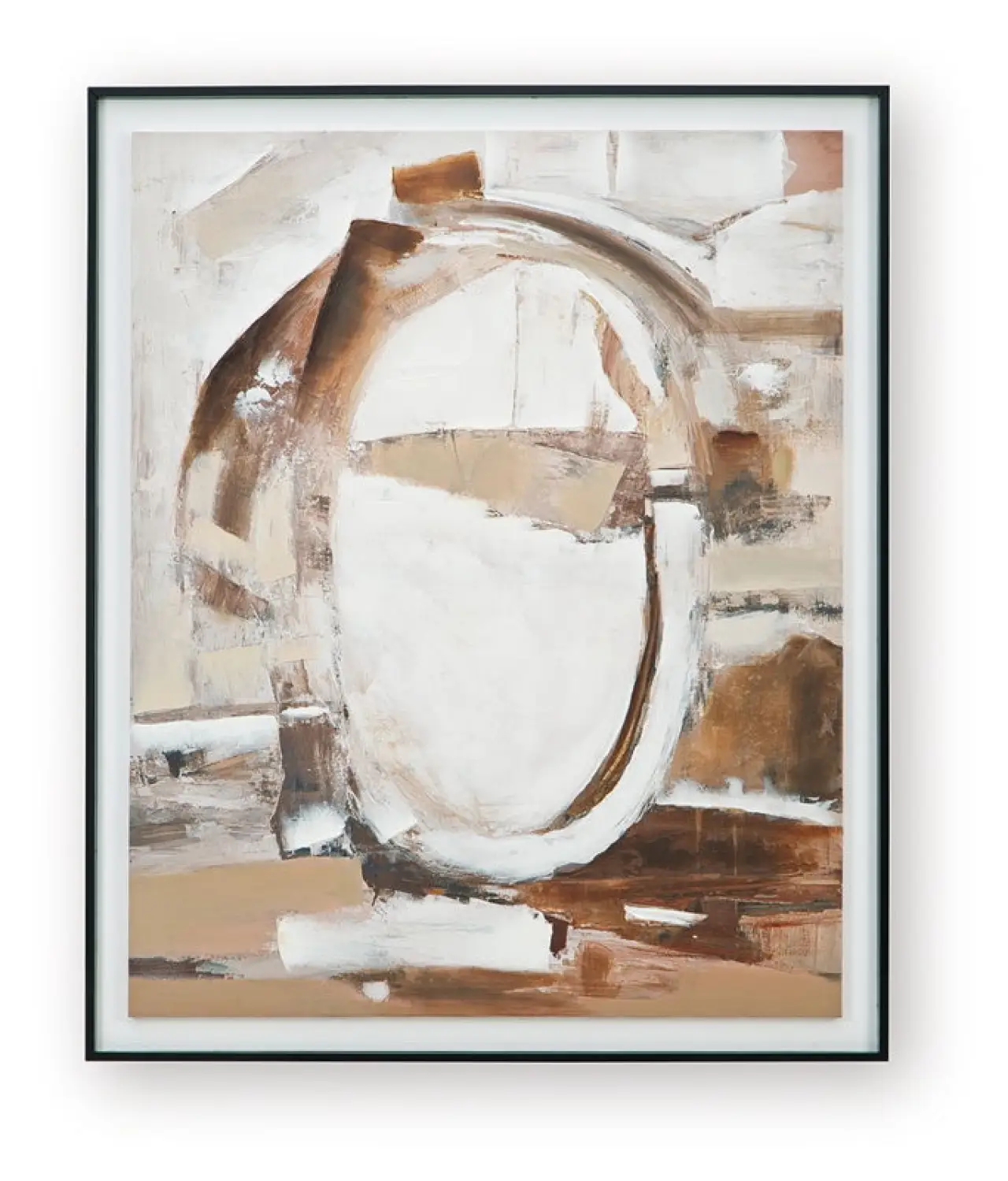 Bradlow - Wall Art - Brown / White / Black