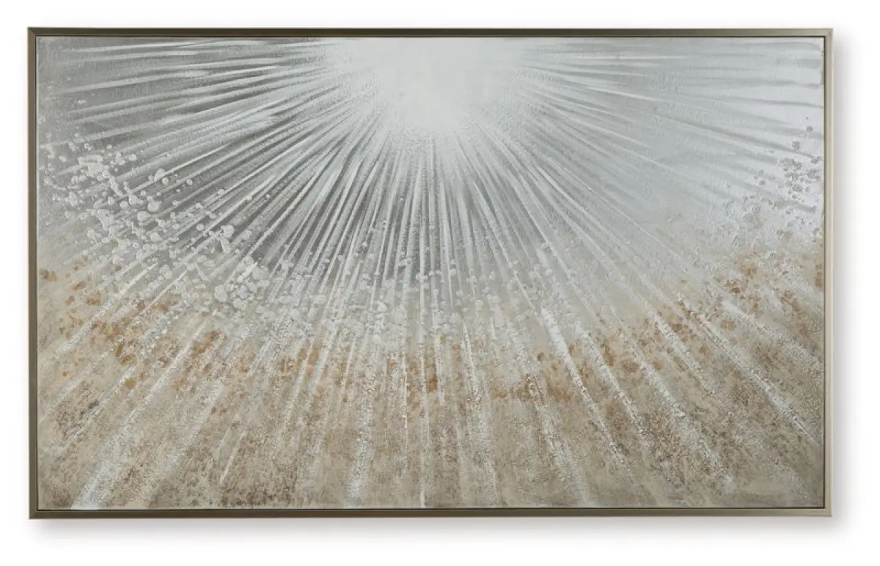 Waldard - Wall Art - Gray / Taupe / White