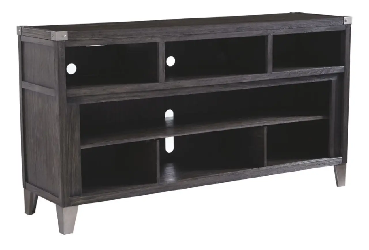 Todoe - LG TV Stand w/Fireplace Option - Gray