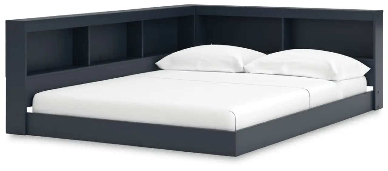 Simmenfort - Bookcase Storage Bed