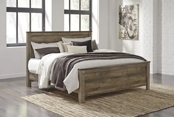 Trinell - King Panel Rails - Brown