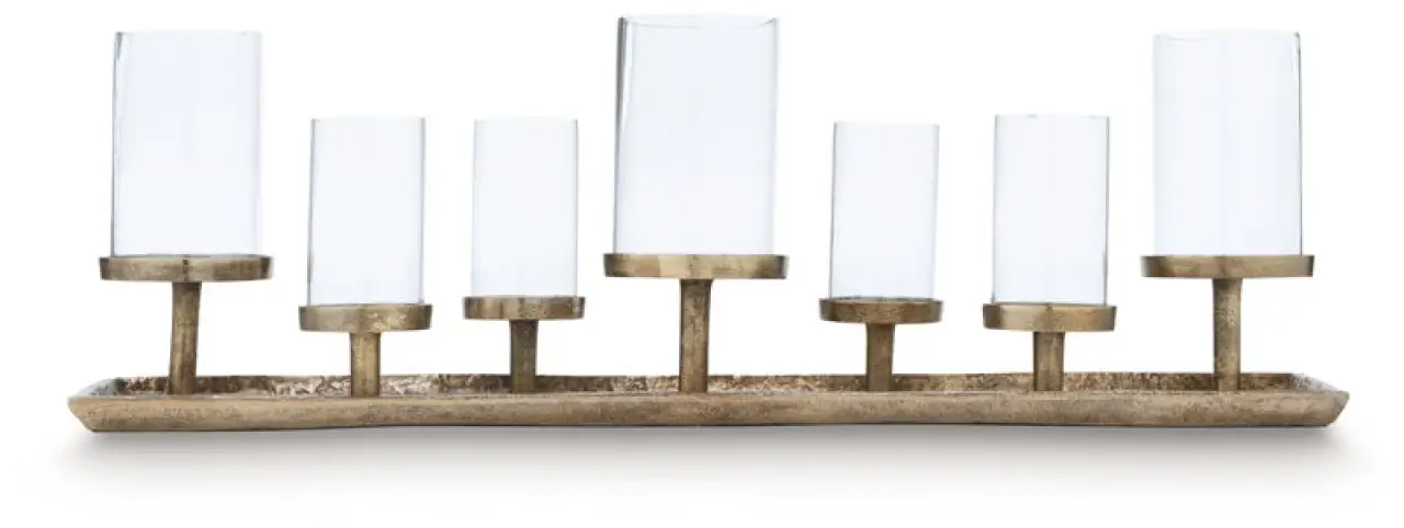 Wallmond - Candle Holder - Antique Brass Finish