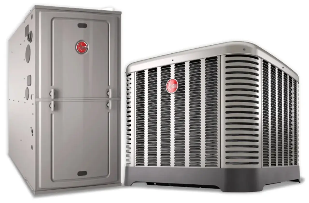 furnace and outdoor air conditioner