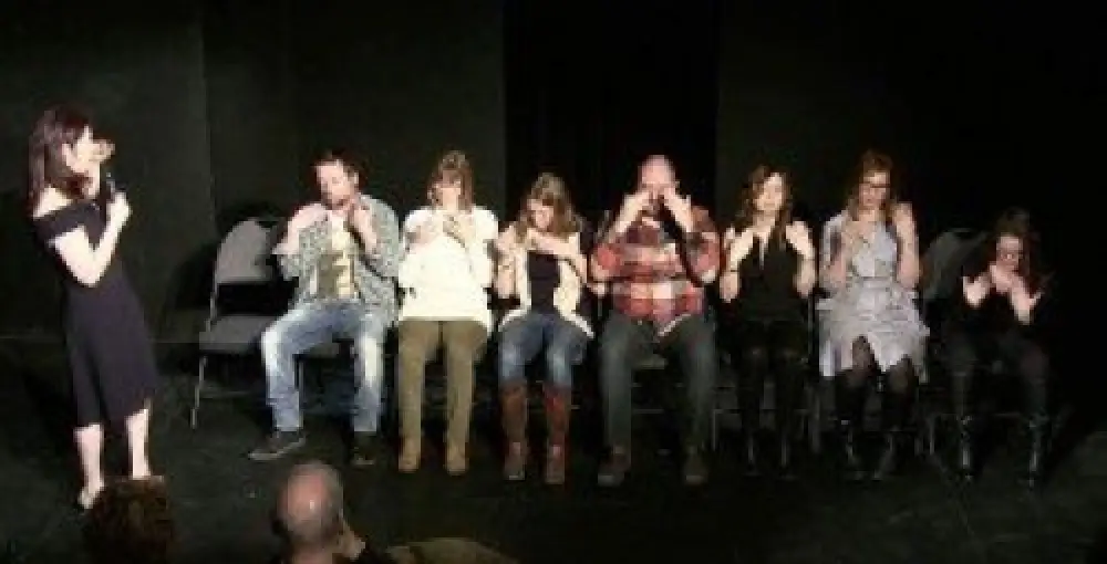 Robbie Spier Miller Hypnotizing Audience