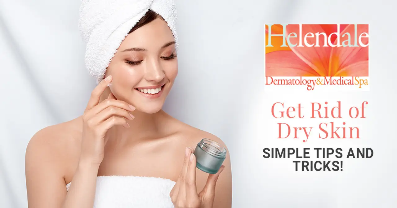 Get rid of dry skin