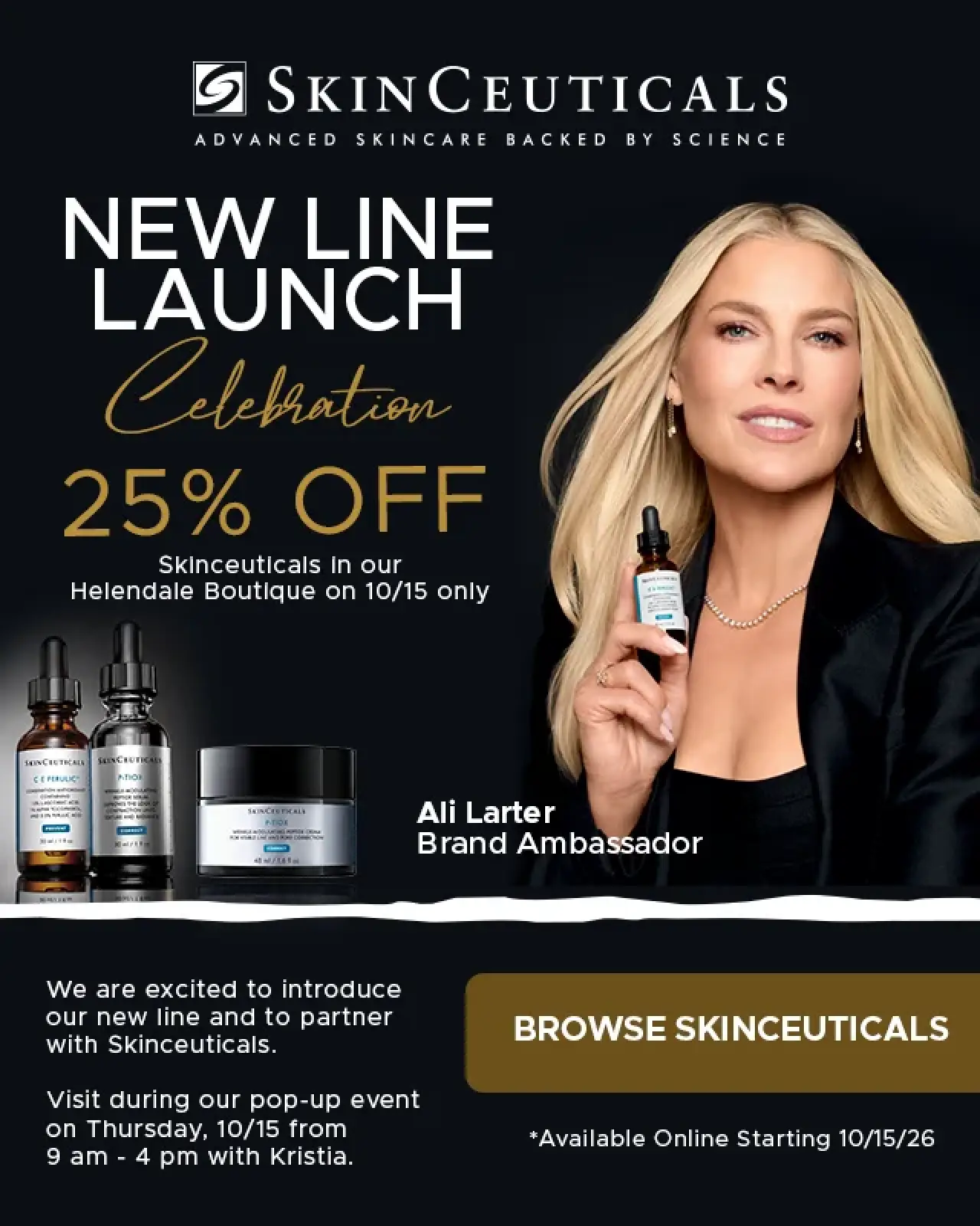 Skinceuticals NEW LINE LAUNCH