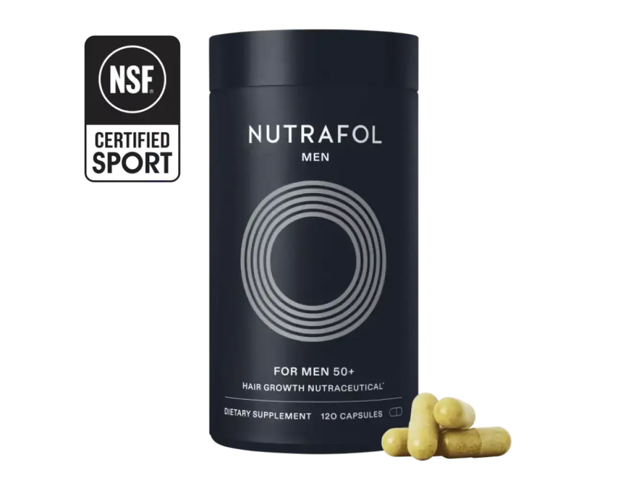 Nutrafol Men's 50+ Hair Thinning Supplements