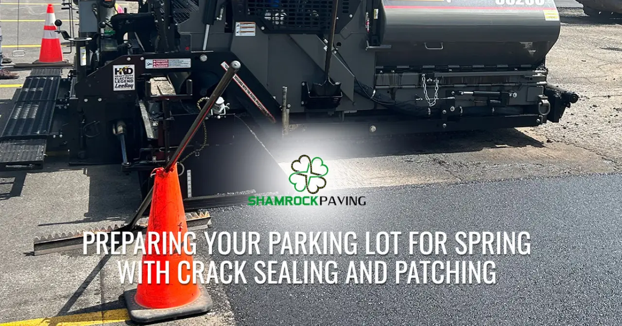 Preparing Your Parking Lot for Spring with Crack Sealing and Patching