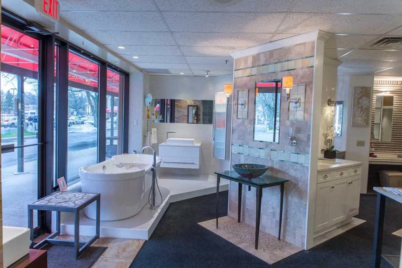 A bathroom showroom.