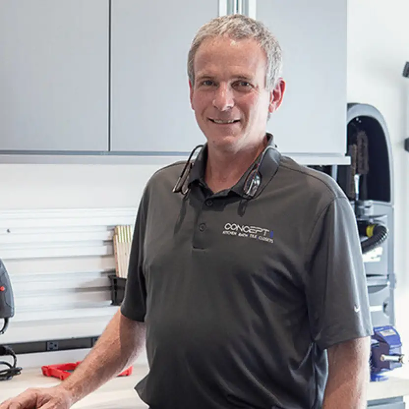 Tom Hanley Project Manager of Concept II kitchen & bath