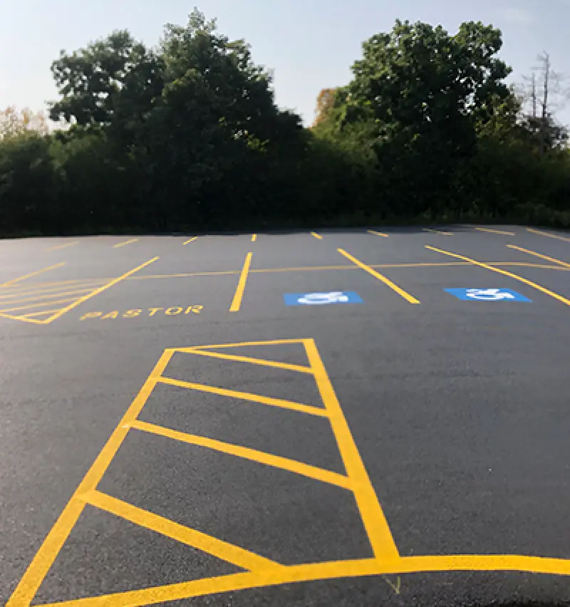 ADA compliant handicap parking