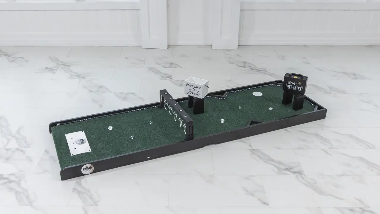 Wedding Mini Golf setup hole 3