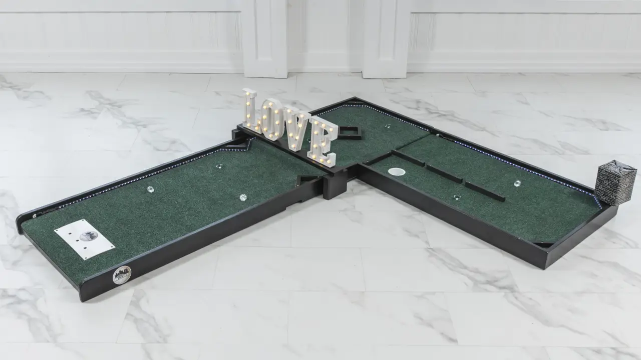 Wedding Mini Golf setup hole 5