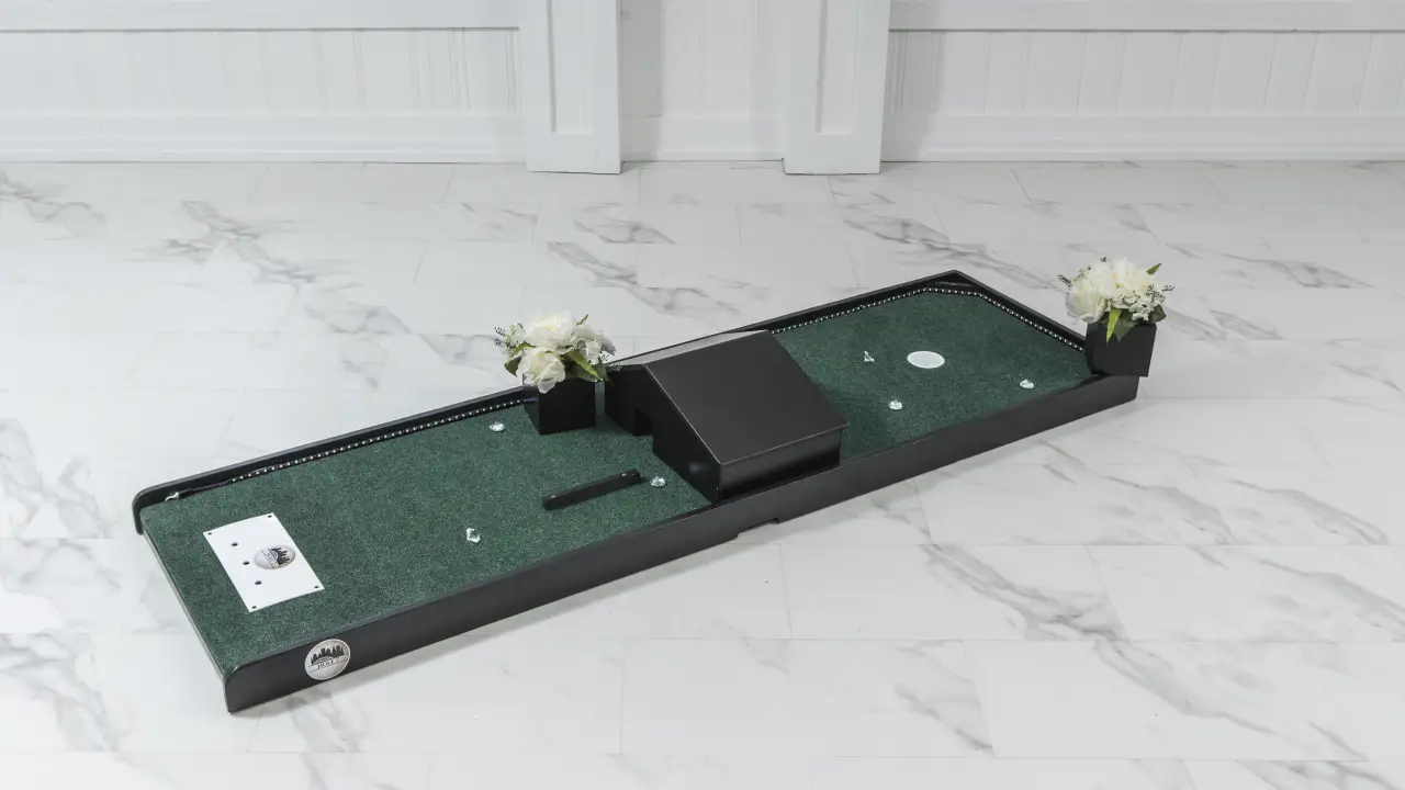 Wedding Mini Golf setup hole 7