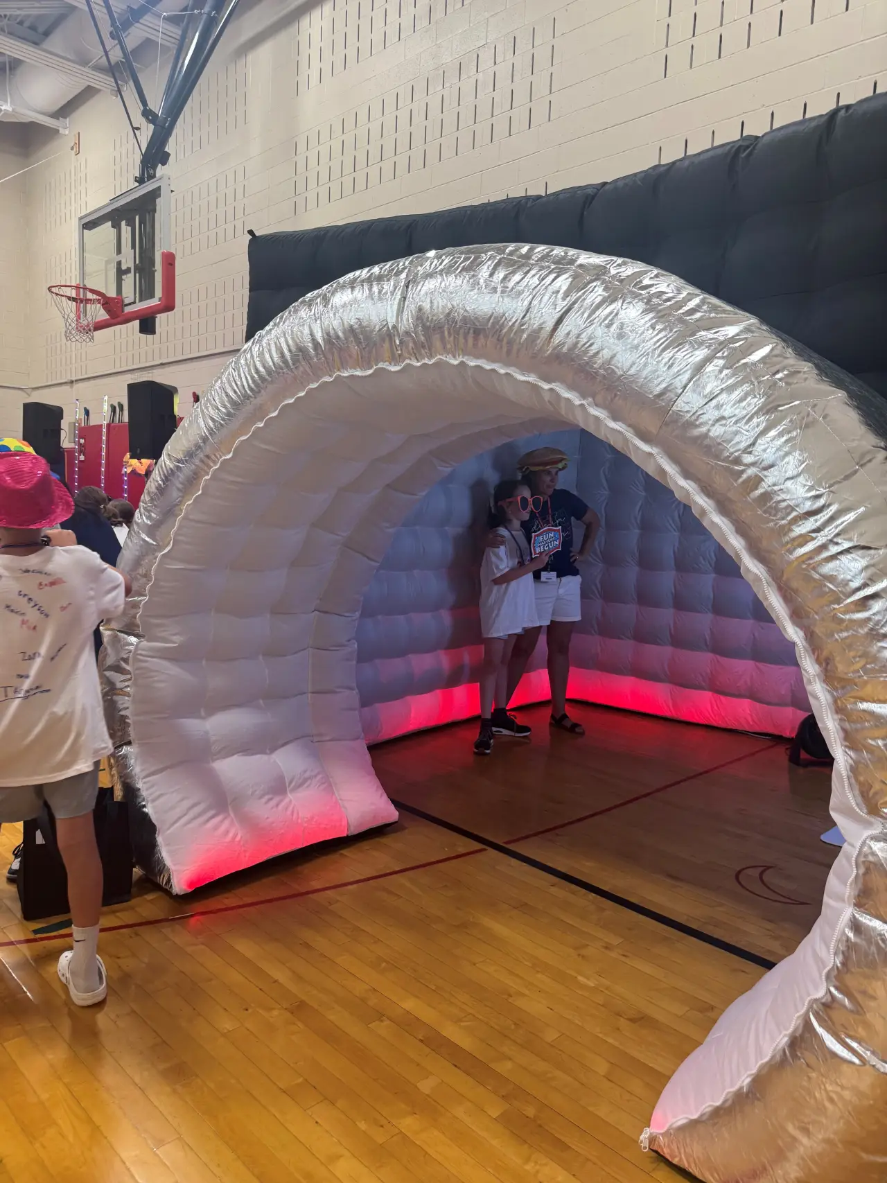 Enclosed photo booth rental