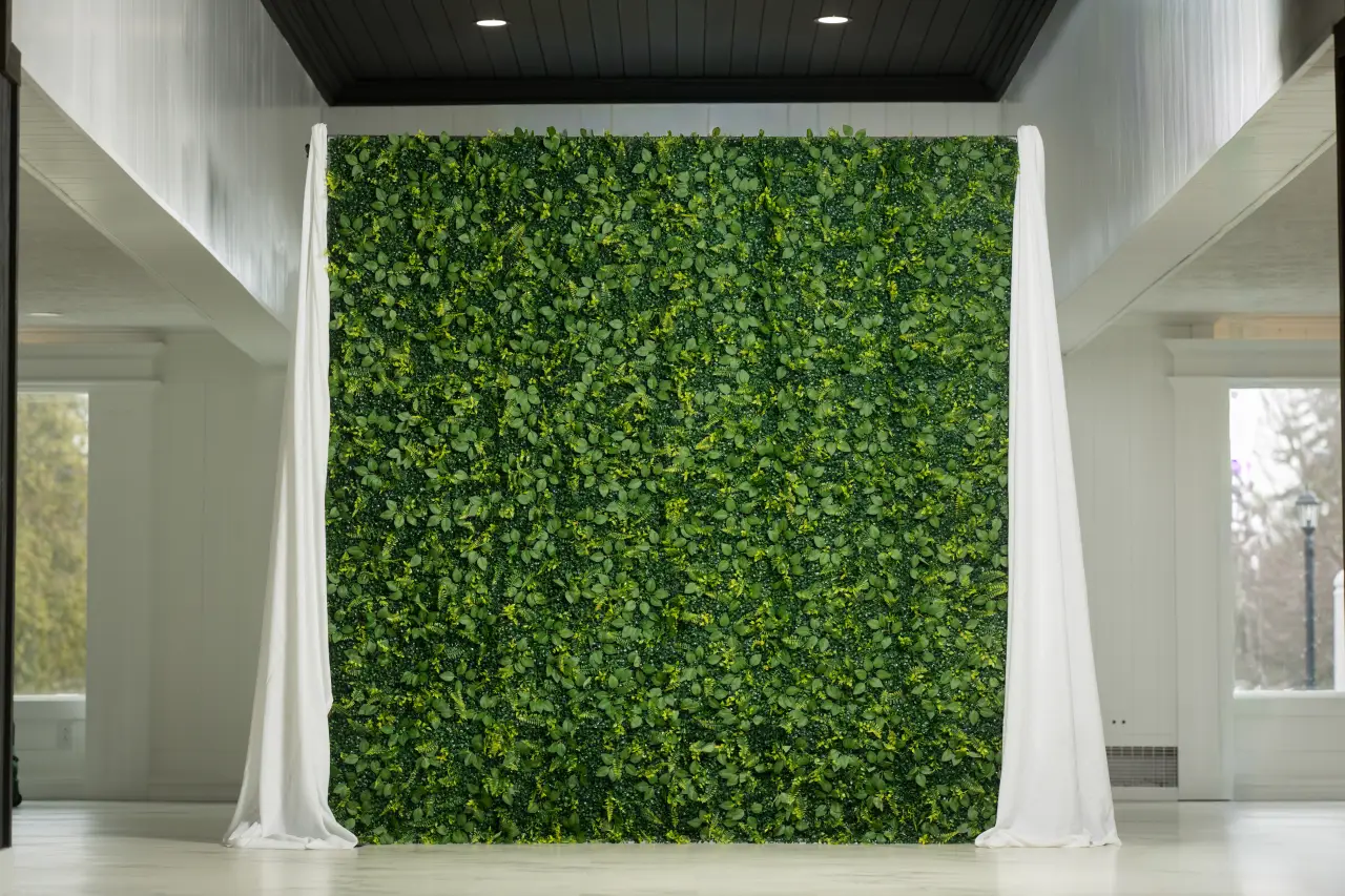 Hedge Over Heels flower wall
