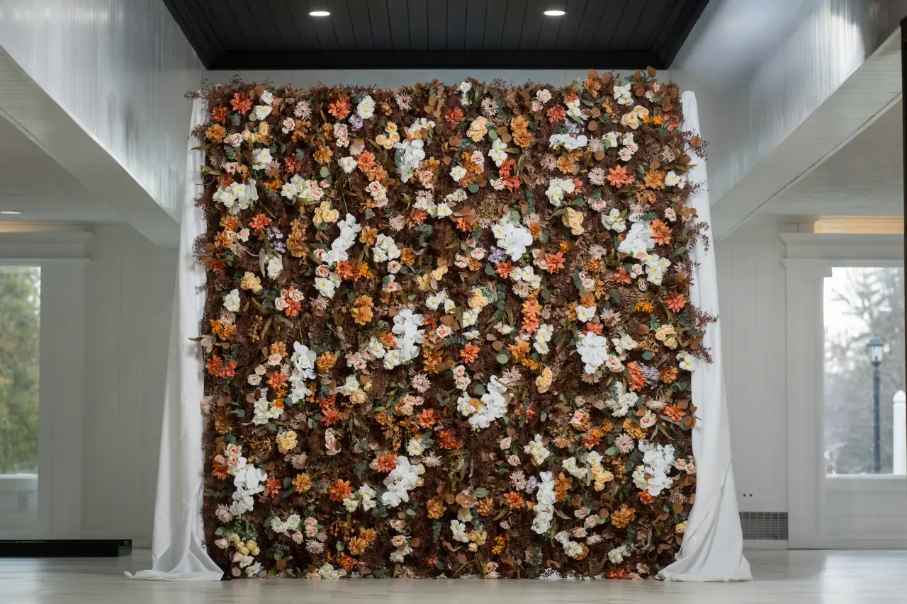 Fall in Love flower wall