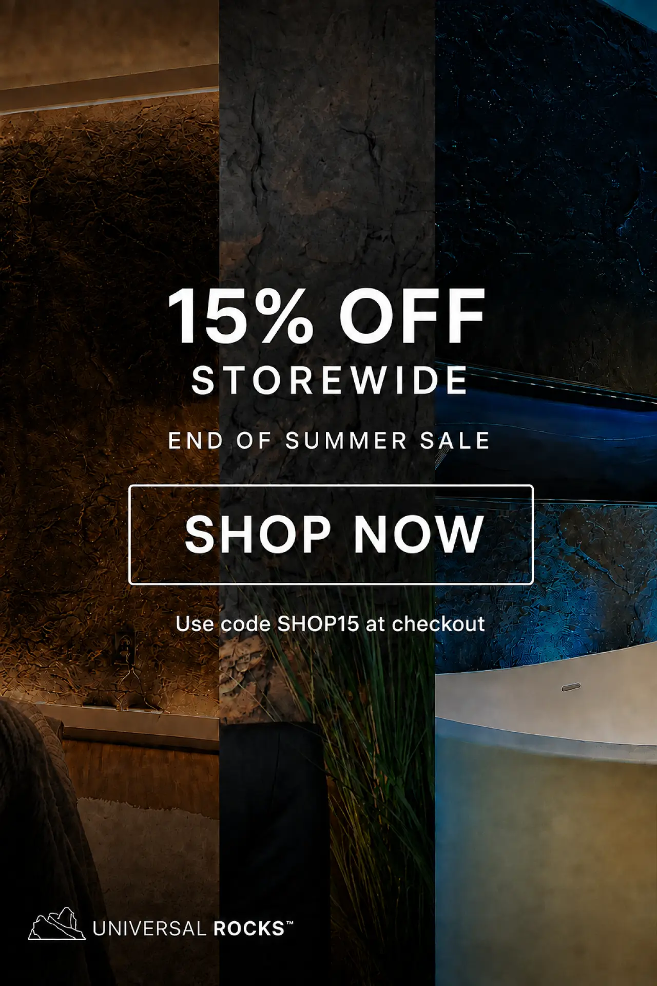 End of Summer Sale 15% Off