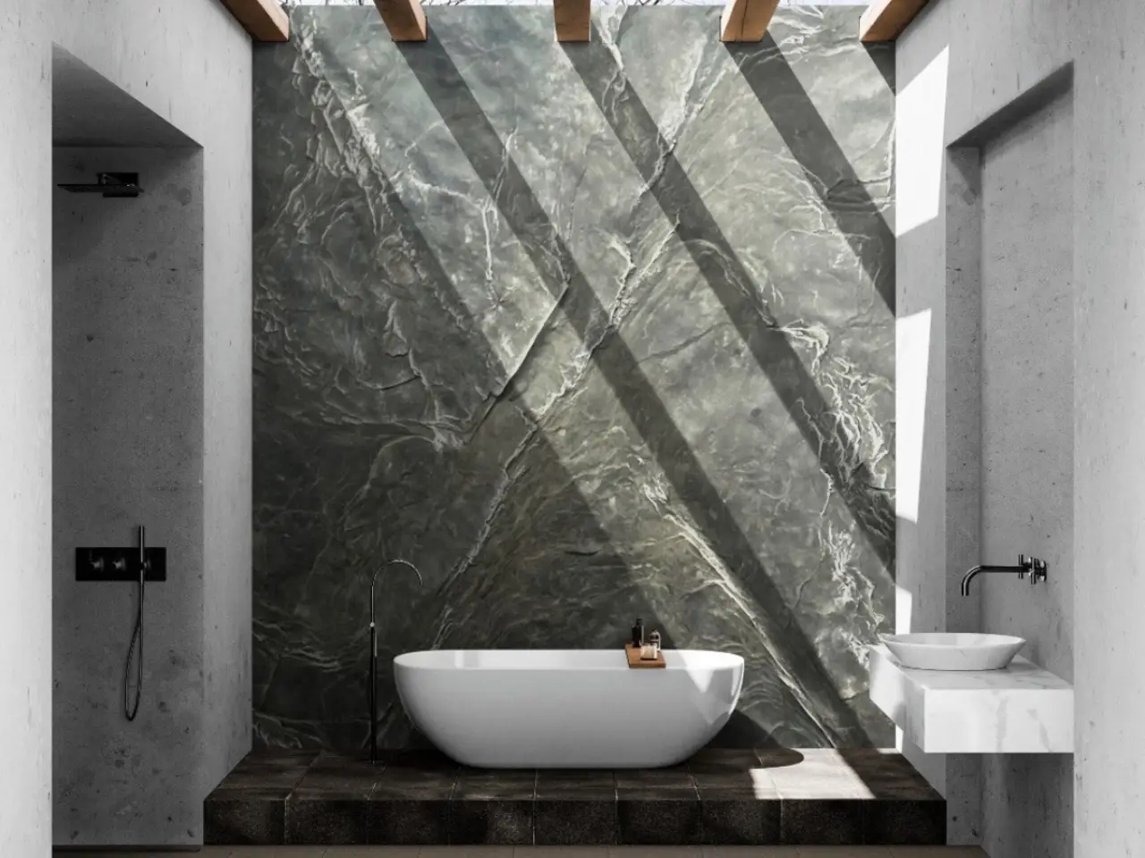Slate Rock Wall Panel 14' x 8'