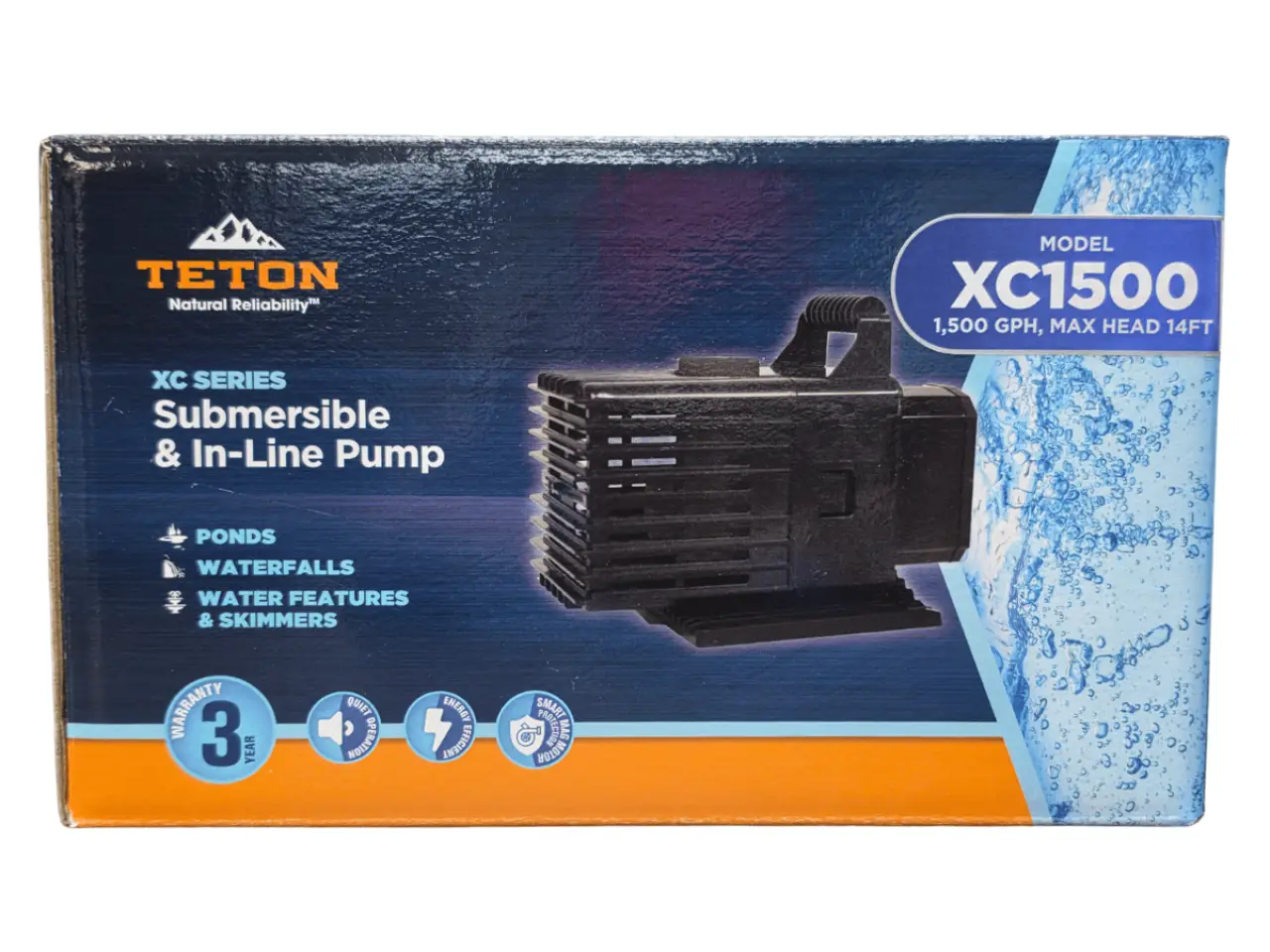 Teton XC1500 Performance Series Pump (Dry-Run Protection)