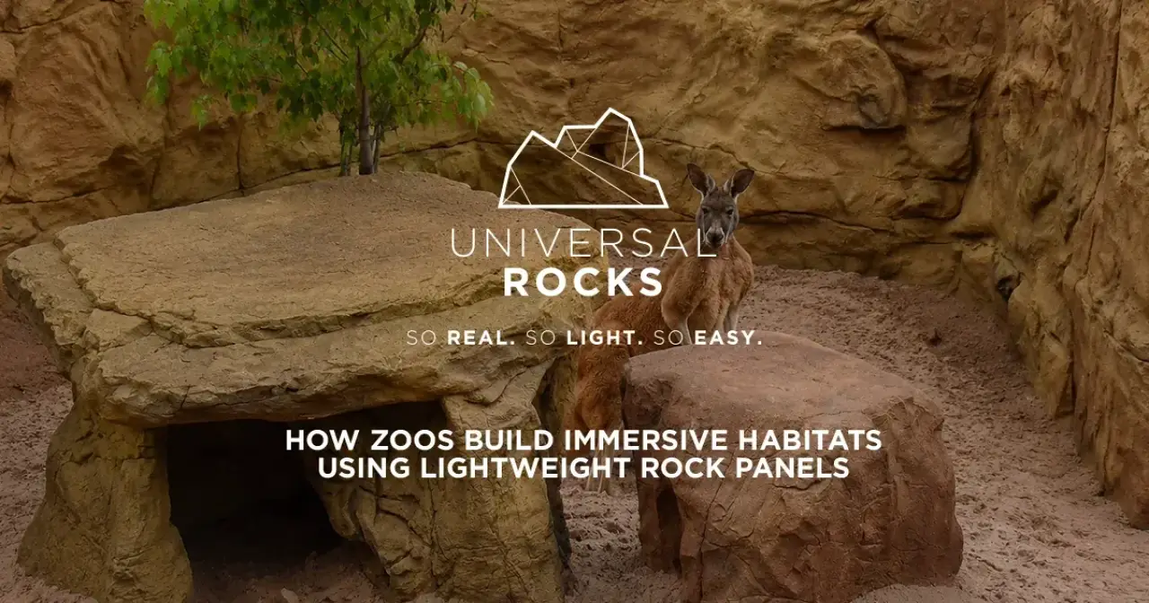 How Zoos Build Immersive Habitats Using Lightweight Rock Panels