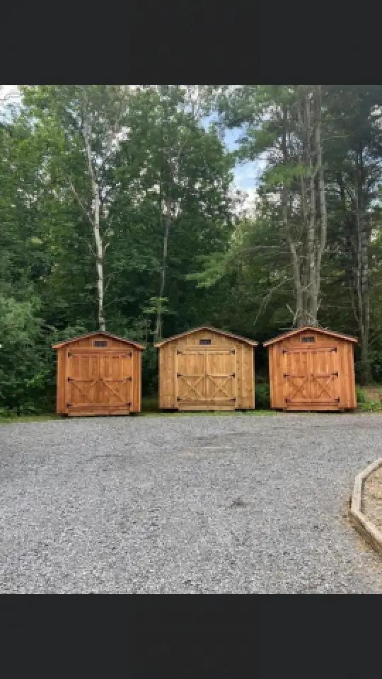 Board and batten shed exterior
