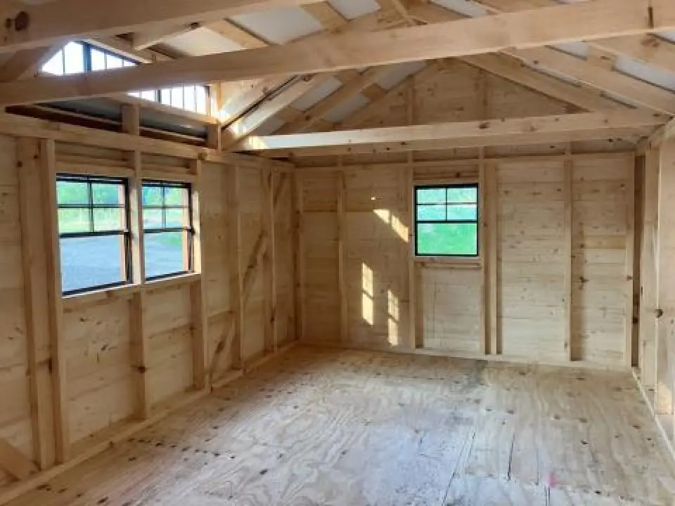 Dormer cabin interior Seneca Falls NY