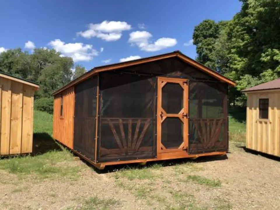 Board and batten shed Western NY