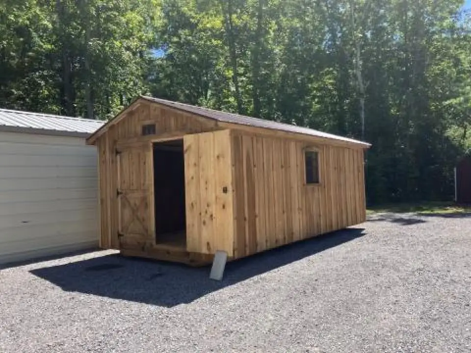 Shed exterior Western NY