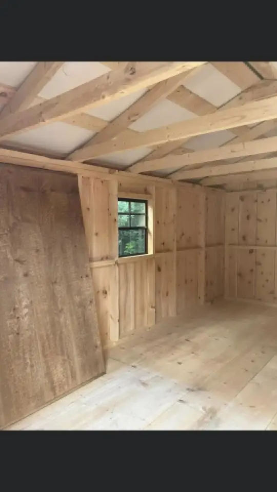Shed interior Western NY