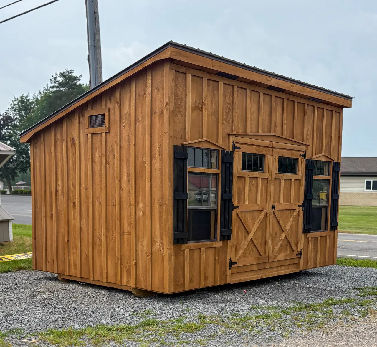 Single Sloped Shed