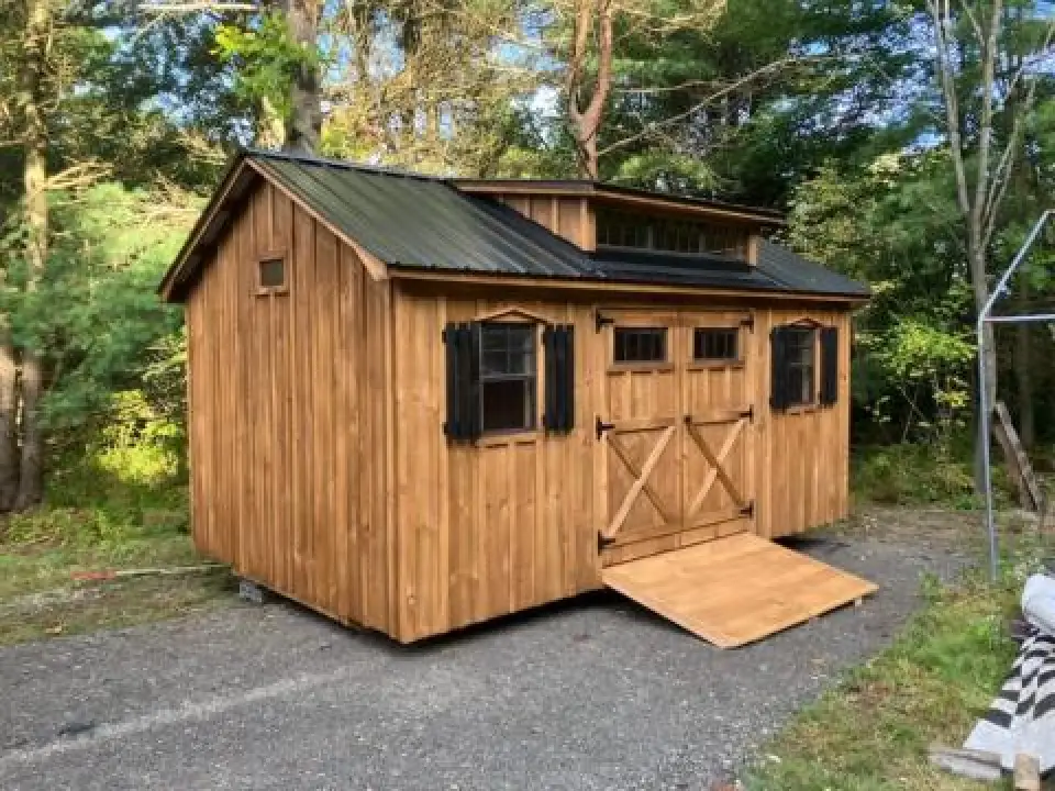 GDR shed exterior