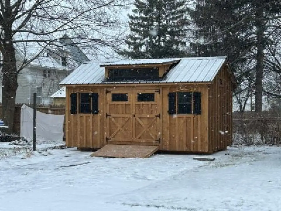 GDR shed exterior