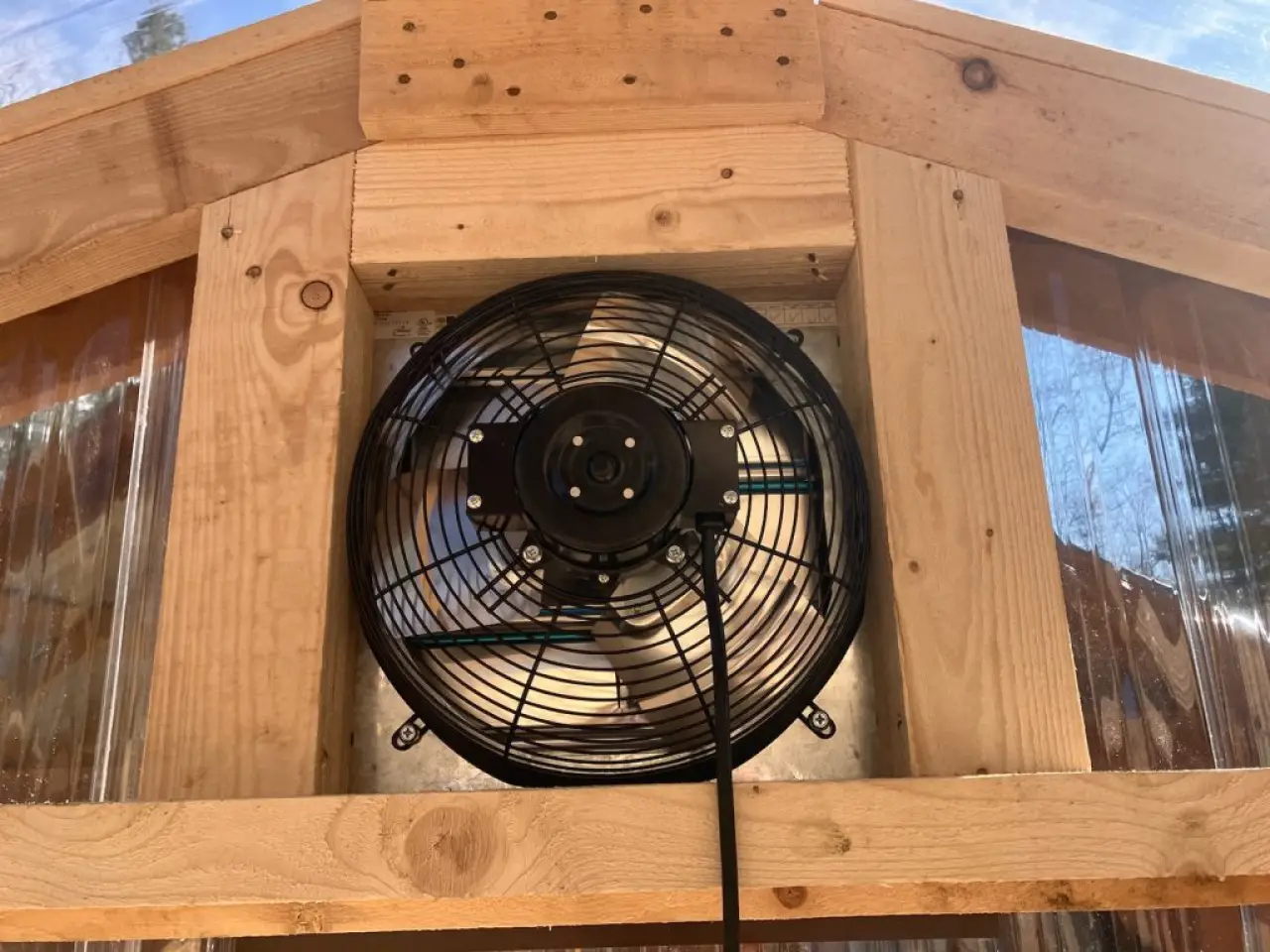 Greenhouse fan Western NY