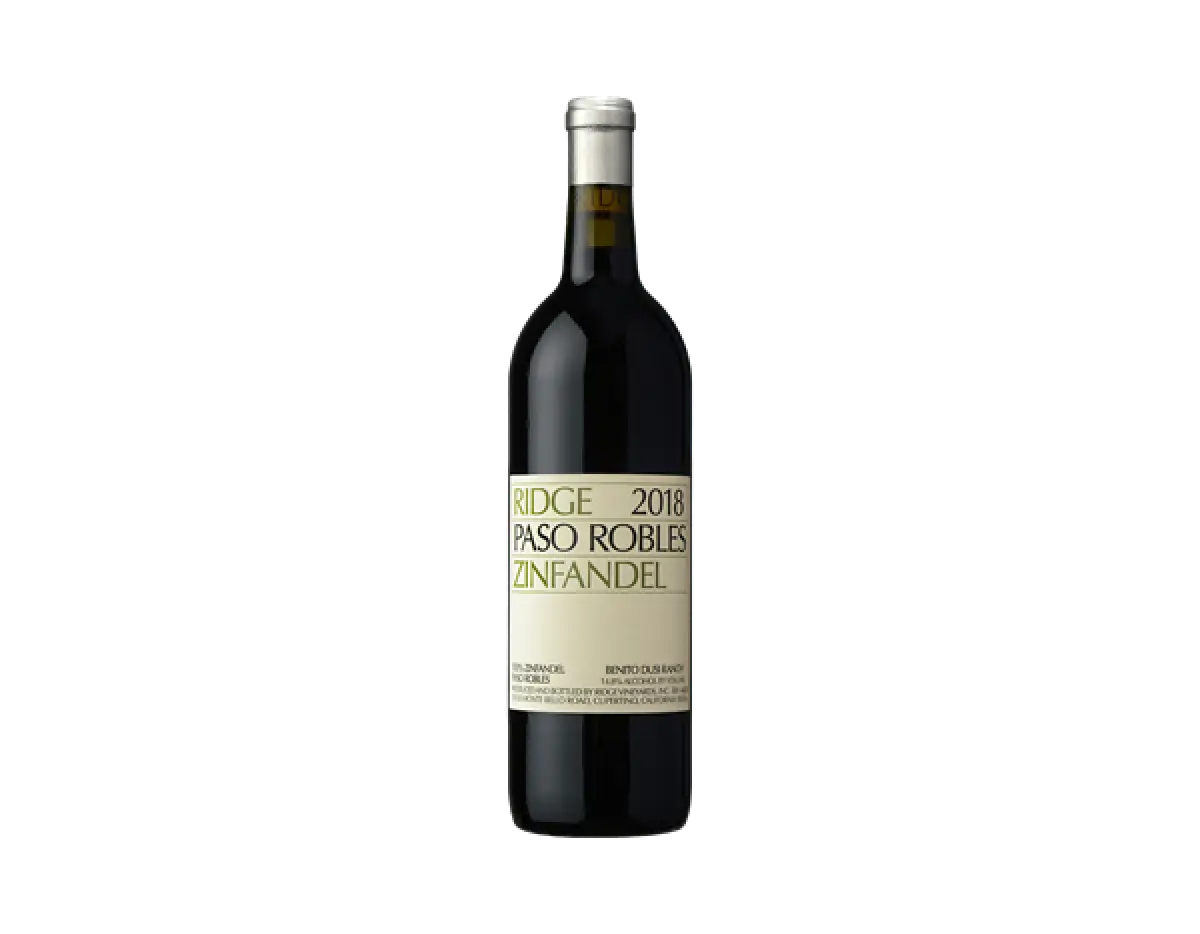 Ridge Paso Robles Zinfandel 2018 750ml