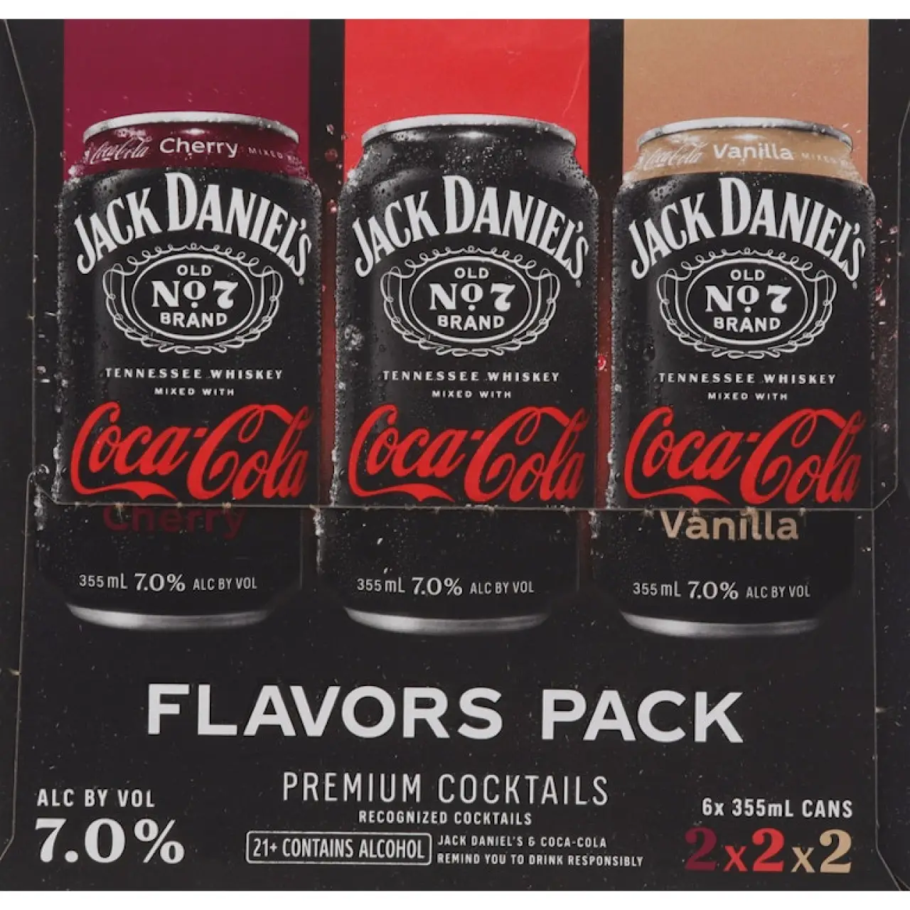 Jack Daniel's & Coca-Cola Variety Pack 6-Pack 12oz Cans