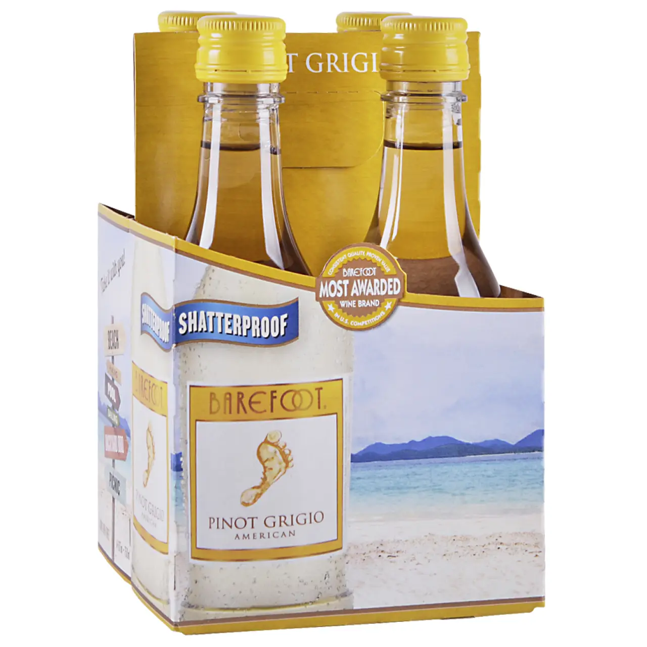 Barefoot Pinot Grigio 4Pk 187ml