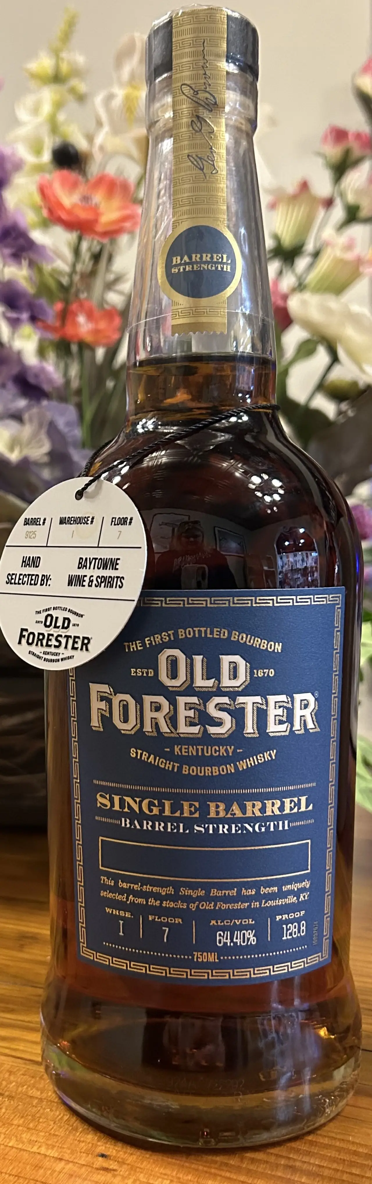 Old Forester Single Barrel Barrel Strength Bourbon 750ml