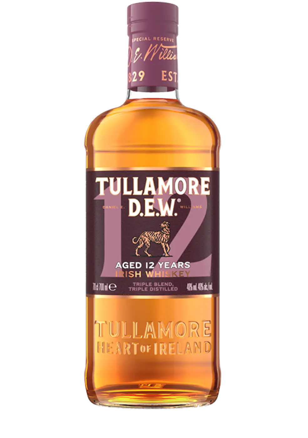 Tullamore D.E.W. 12 Year Old Special Reserve Irish Whiskey 750ml