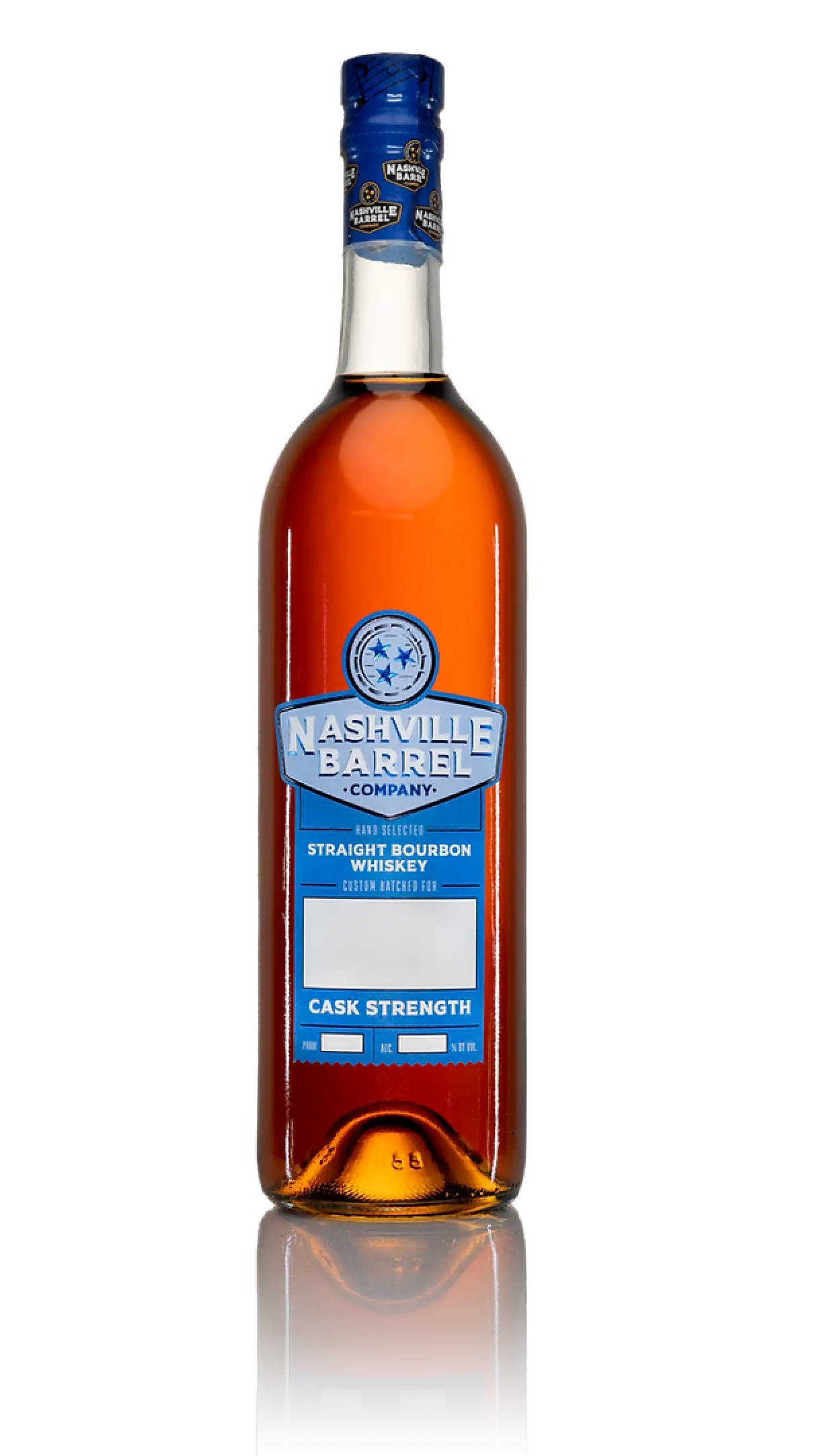 Nashville Barrel Company Cask Strength Bourbon Whiskey 750ml
