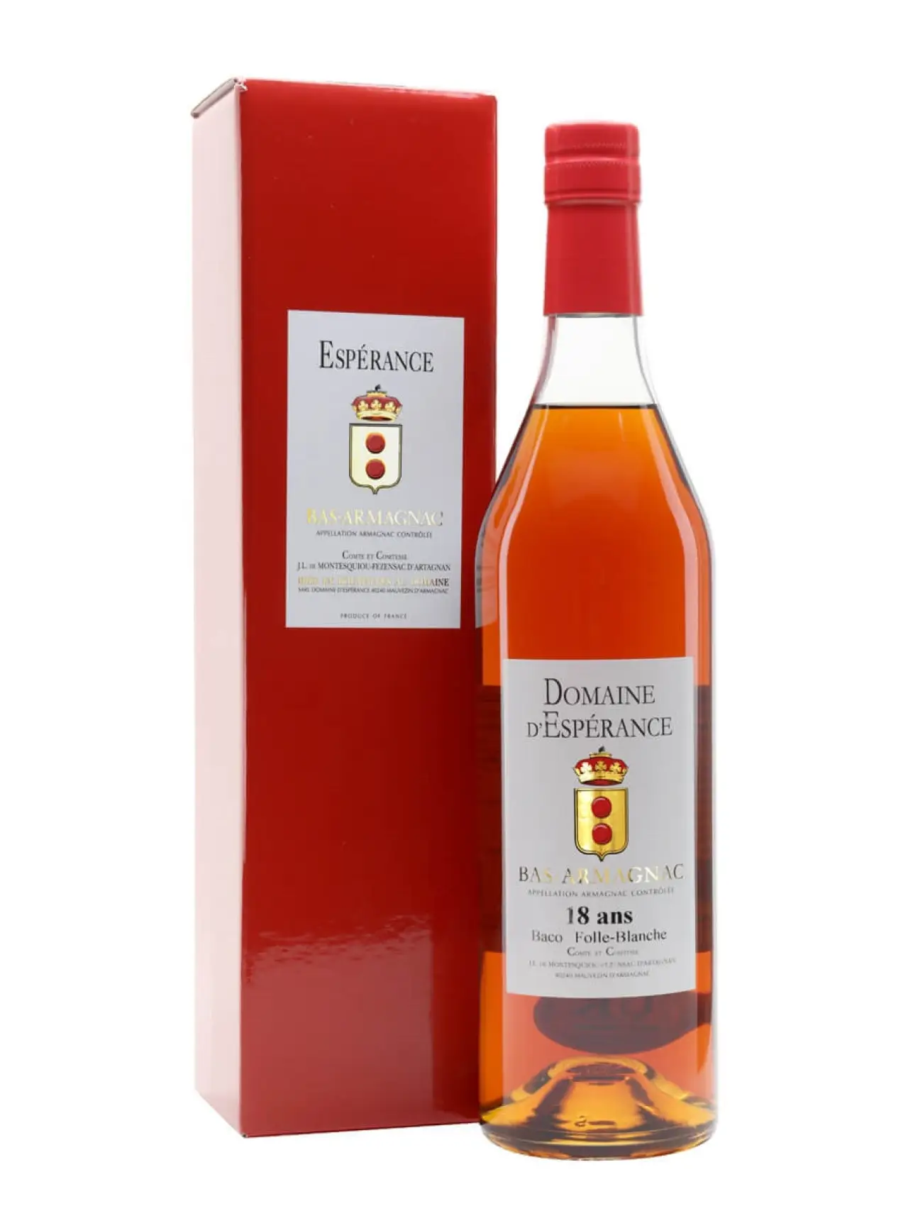 Domaine D'esperance 18 Ans Bas-Armagnac 750ml