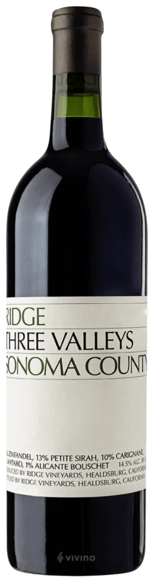 Ridge Three Valleys Sonoma County 750ml