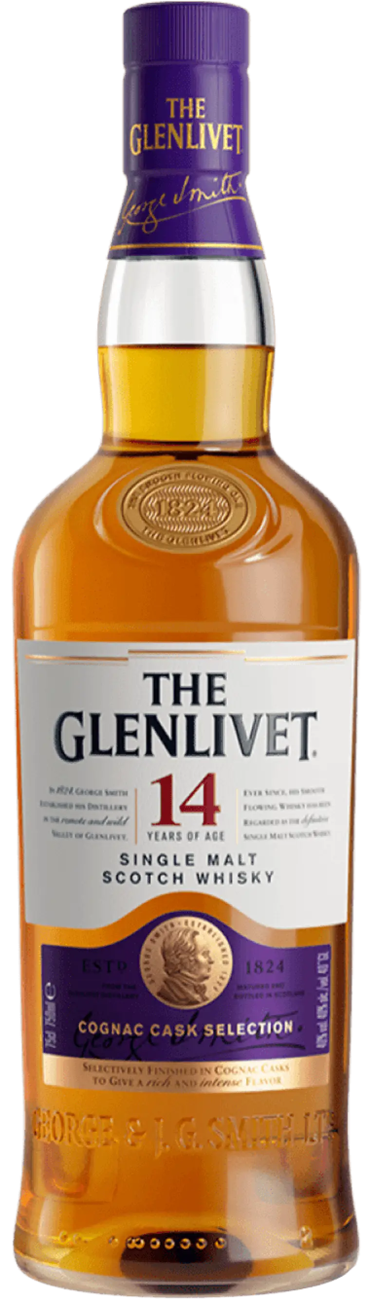 The Glenlivet 14 Year Old Cognac Cask Selection 750ml