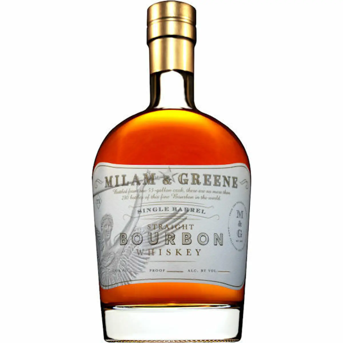 Milam & Greene Single Barrel Bourbon Whiskey 750ml