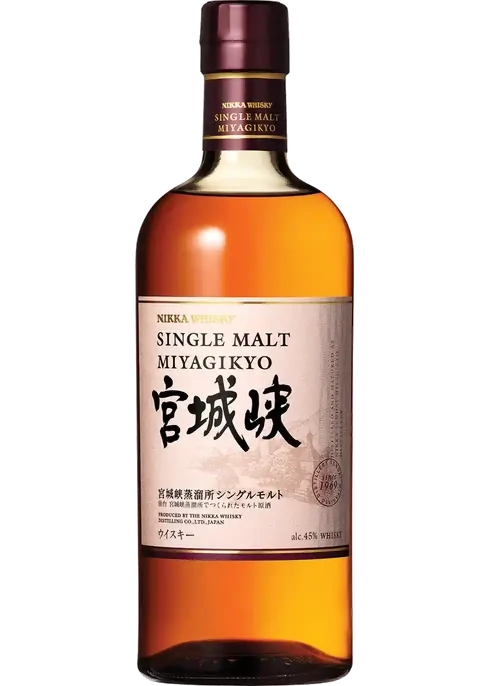 Nikka Miyagikyo Single Malt Japanese Whisky 700ml