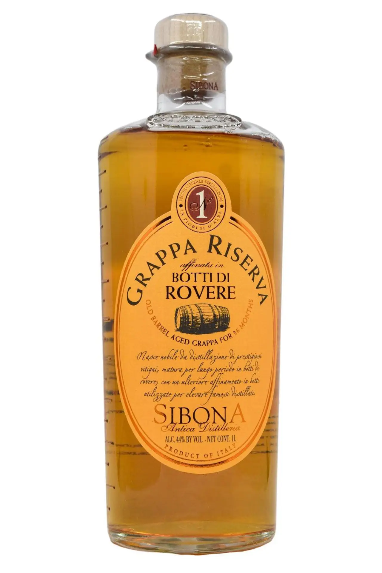 Sibona Grappa Riserva Botti Da Whisky 500ml