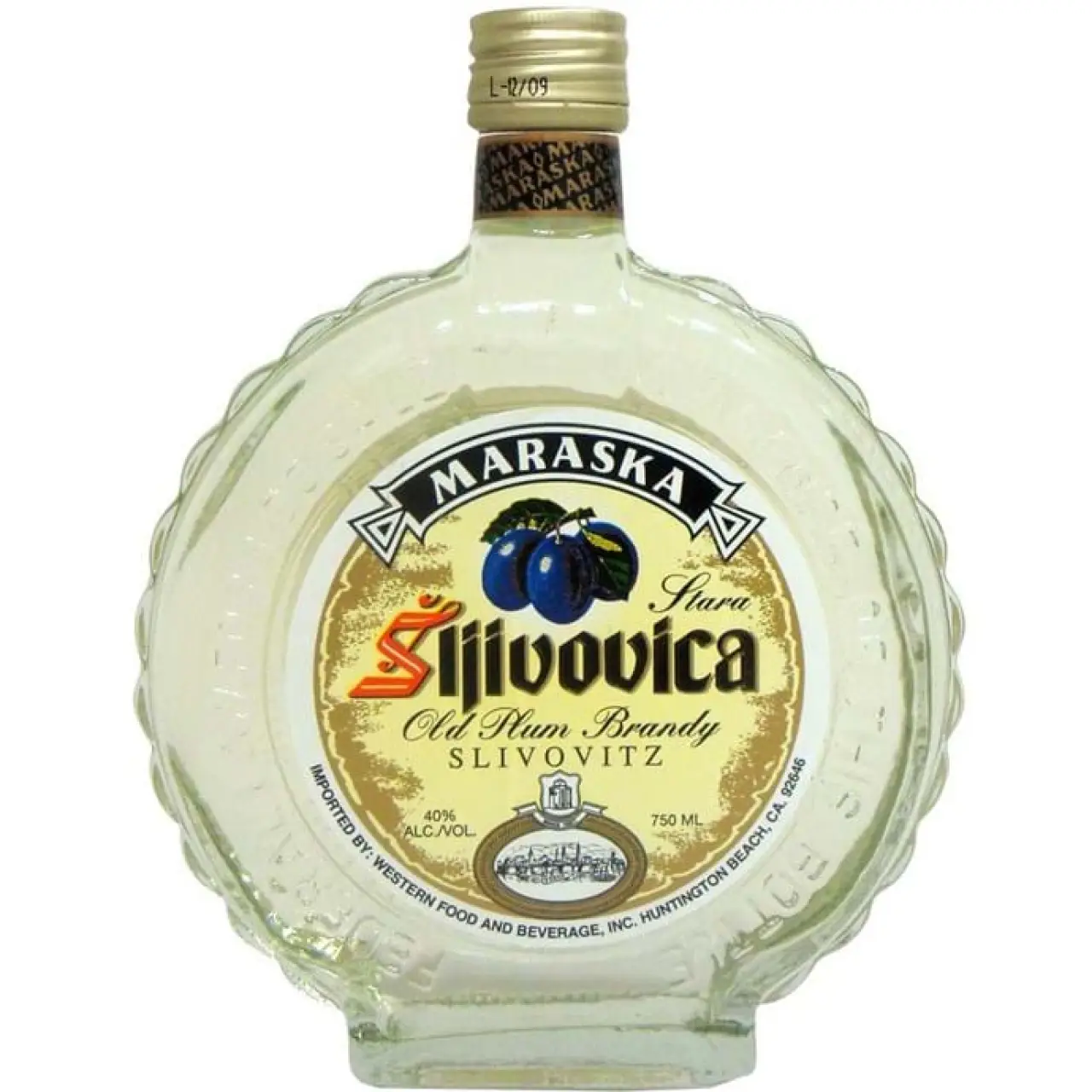 Maraska Slivovitz Plum Brandy 750ml