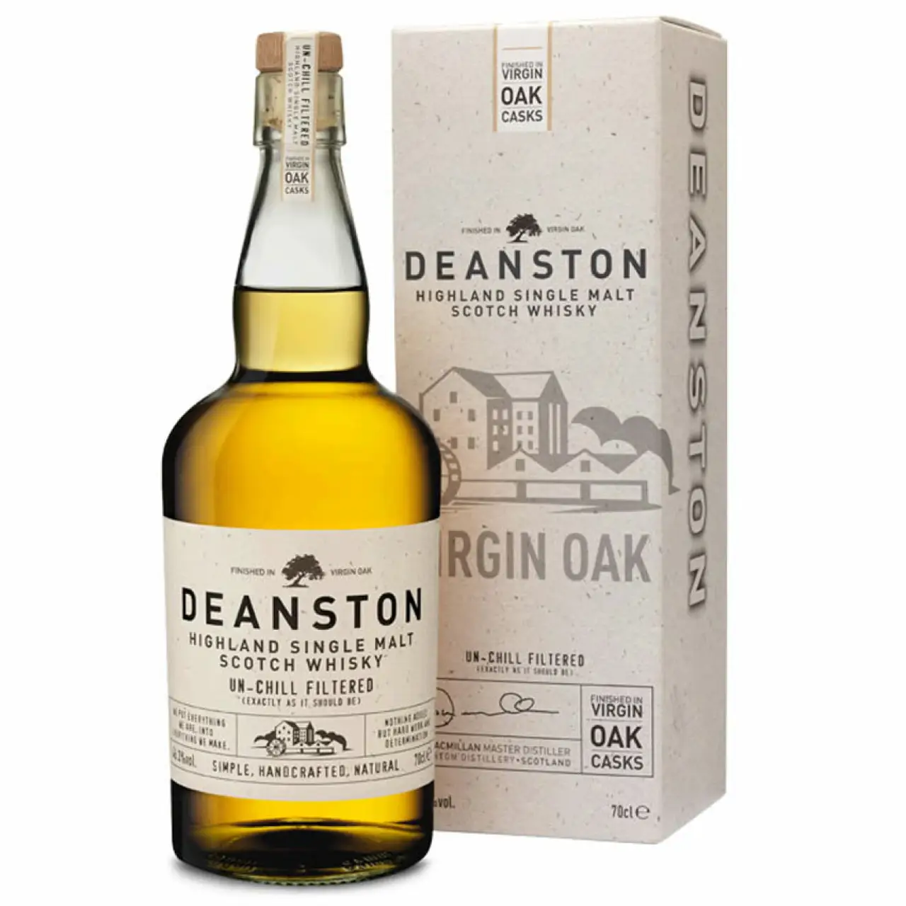 Deanston Virgin Oak Highland Single Malt Scotch Whisky 750ml