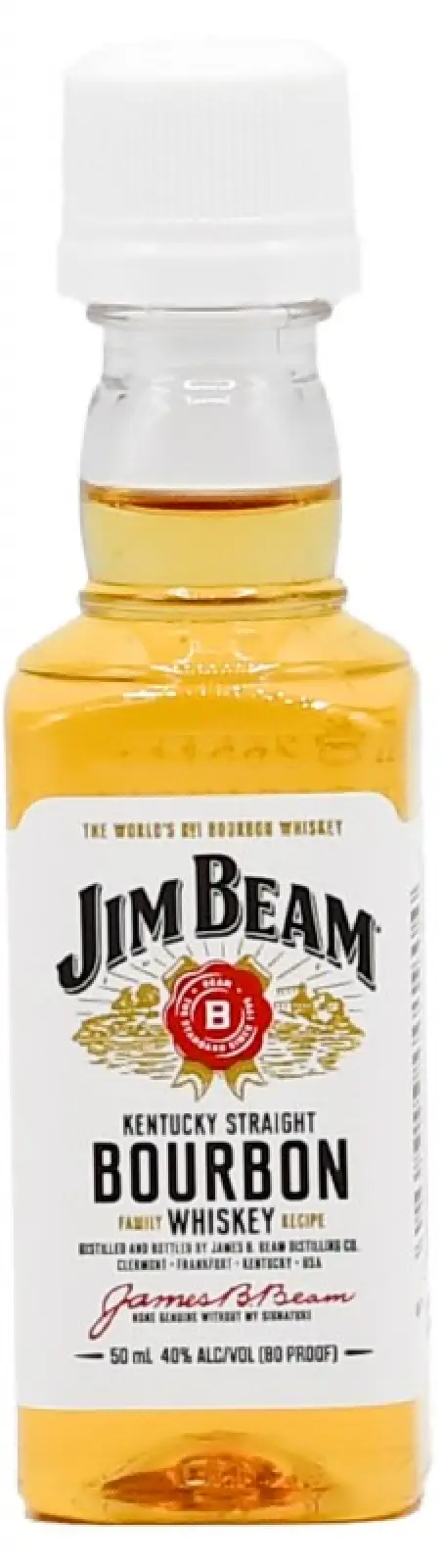 Jim Beam White Label Kentucky Straight Bourbon Whiskey 50ml